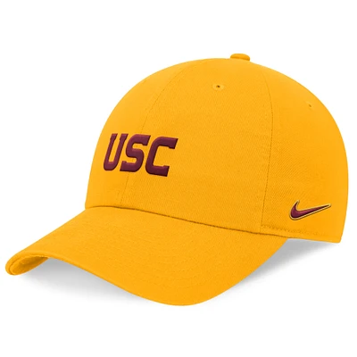 Men's Nike Gold USC Trojans 2024 On-Field Club Adjustable Hat