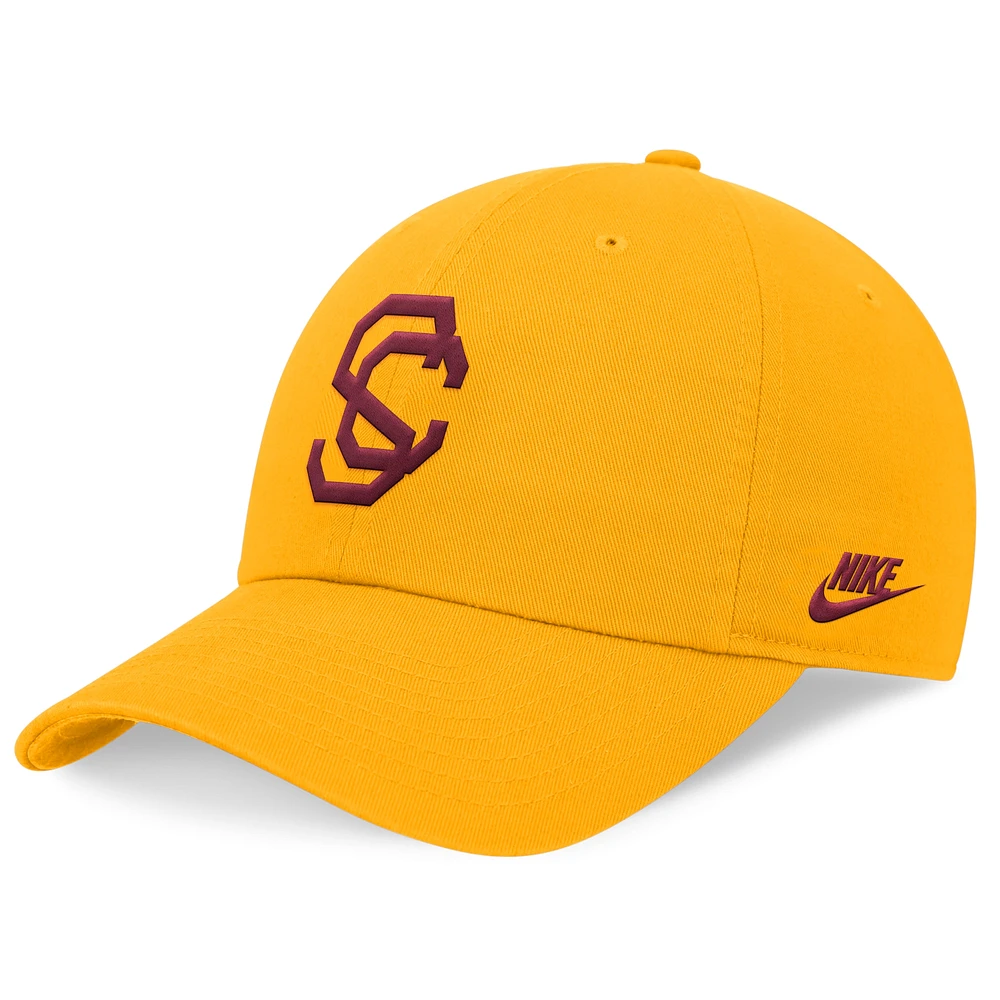 Casquette ajustable Nike Gold USC Trojans Legacy Club Performance pour homme