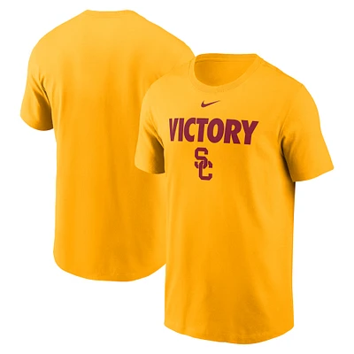 T-shirt Nike Gold USC Trojans Local Ultimate Chant pour homme