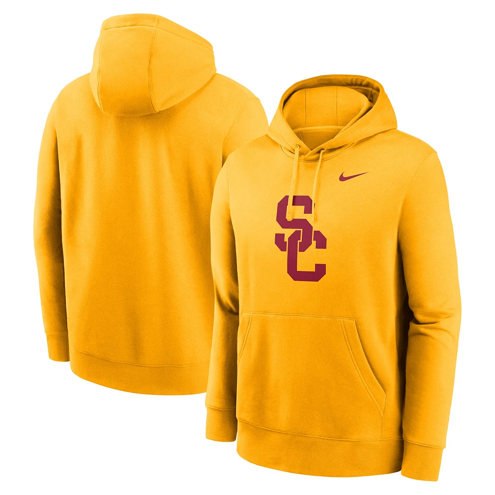 Sweat à capuche en polaire Nike Gold USC Trojans Primetime Club pour homme