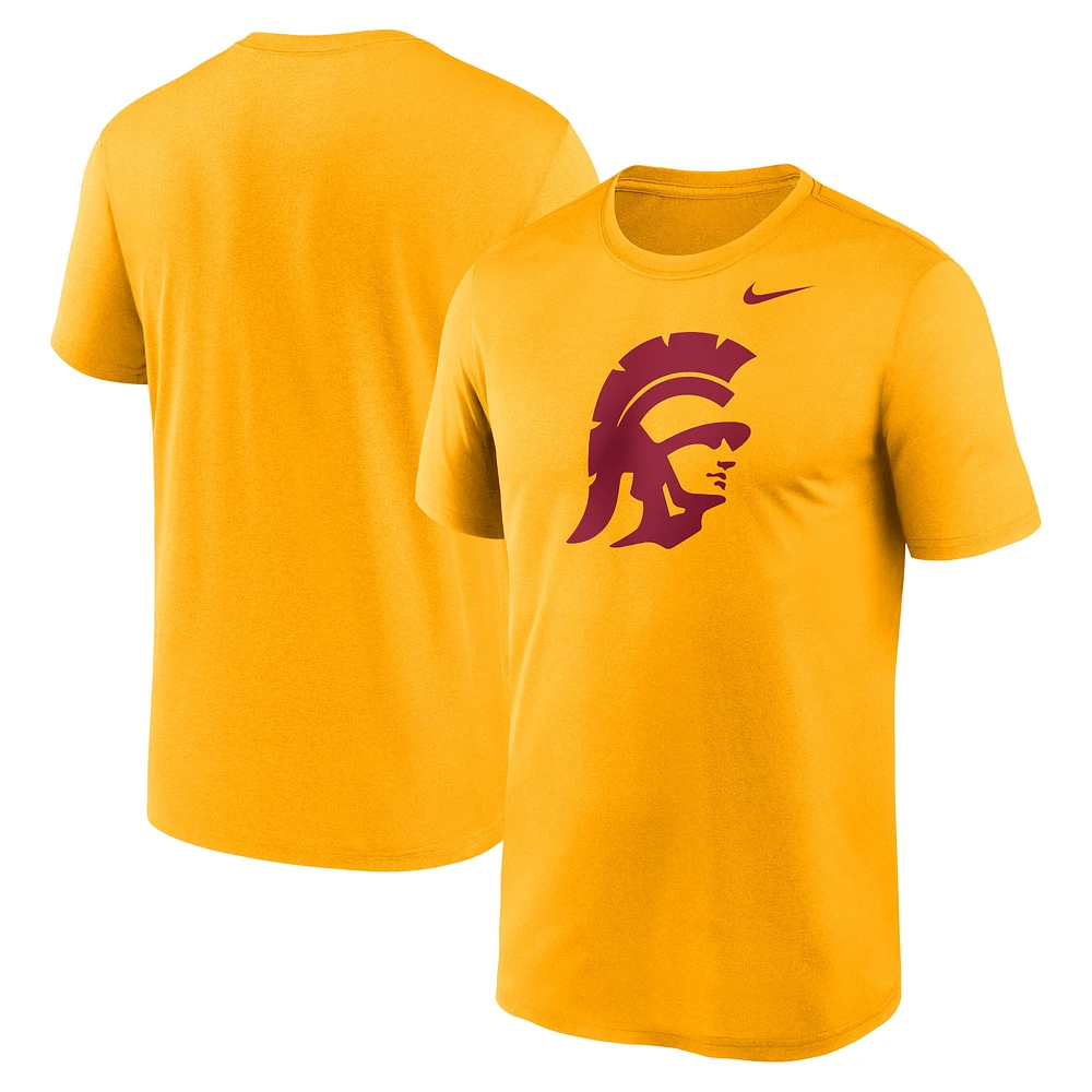 T-shirt avec logo alternatif Nike Gold USC Trojans Primetime Legend pour homme