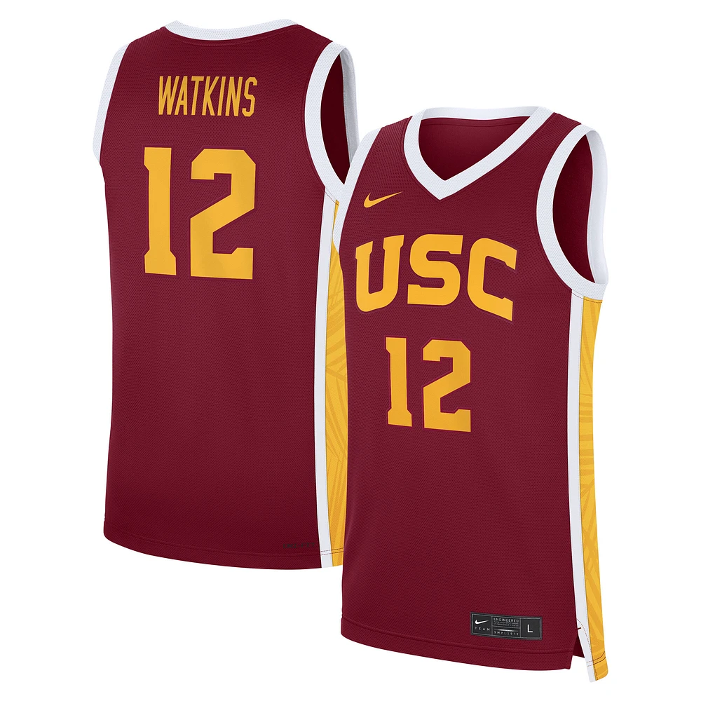 Men's Nike JuJu Watkins Cardinal USC Trojans Replica Basketball Jersey