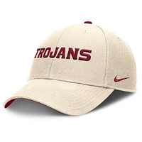 Men's Nike Natural USC Trojans Primetime Rise Adjustable Hat