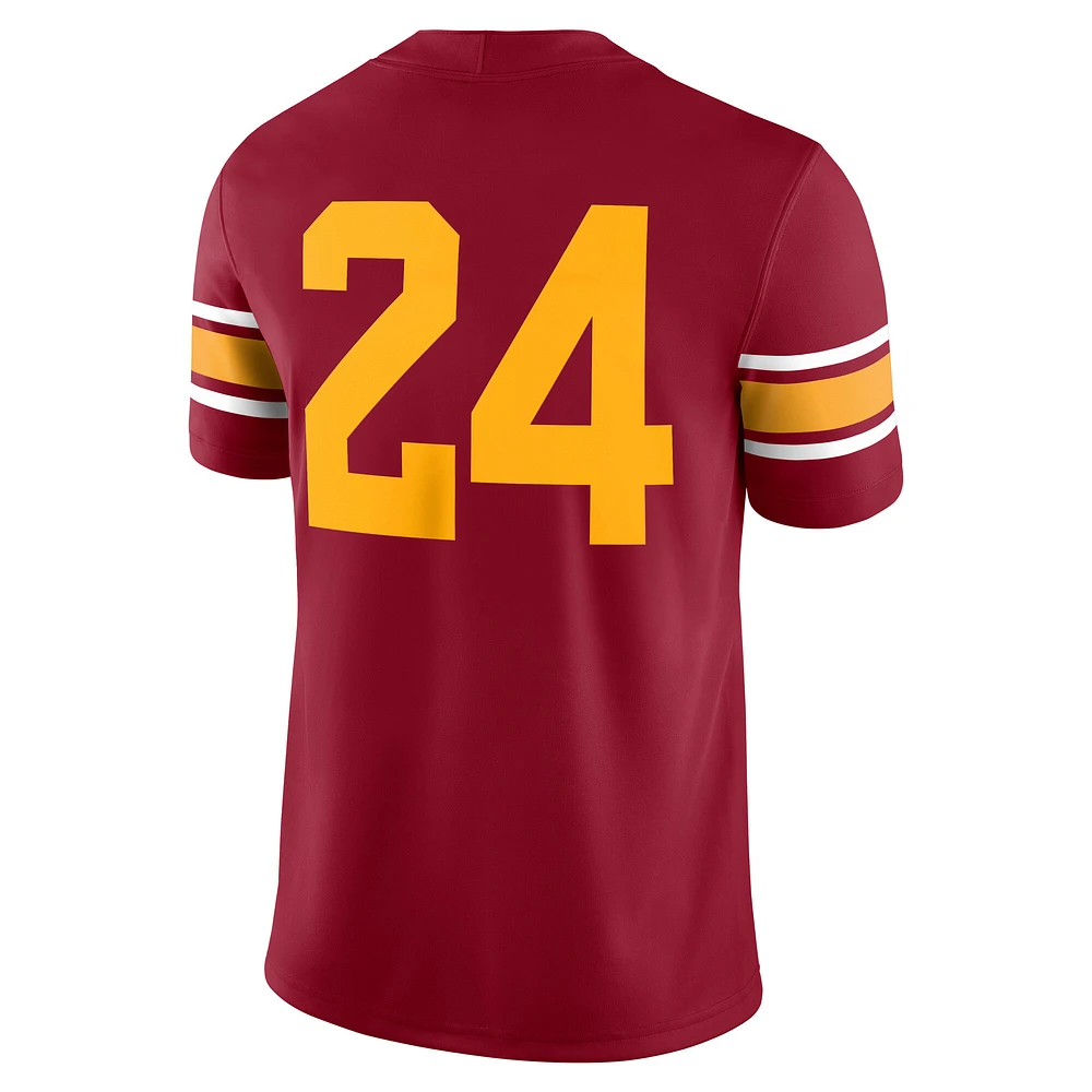 Maillot de match alternatif Nike #24 Cardinal USC Trojans pour homme