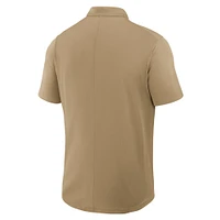 Men's Nike Tan USC Trojans Primetime Victory Primary Logo Performance Polo