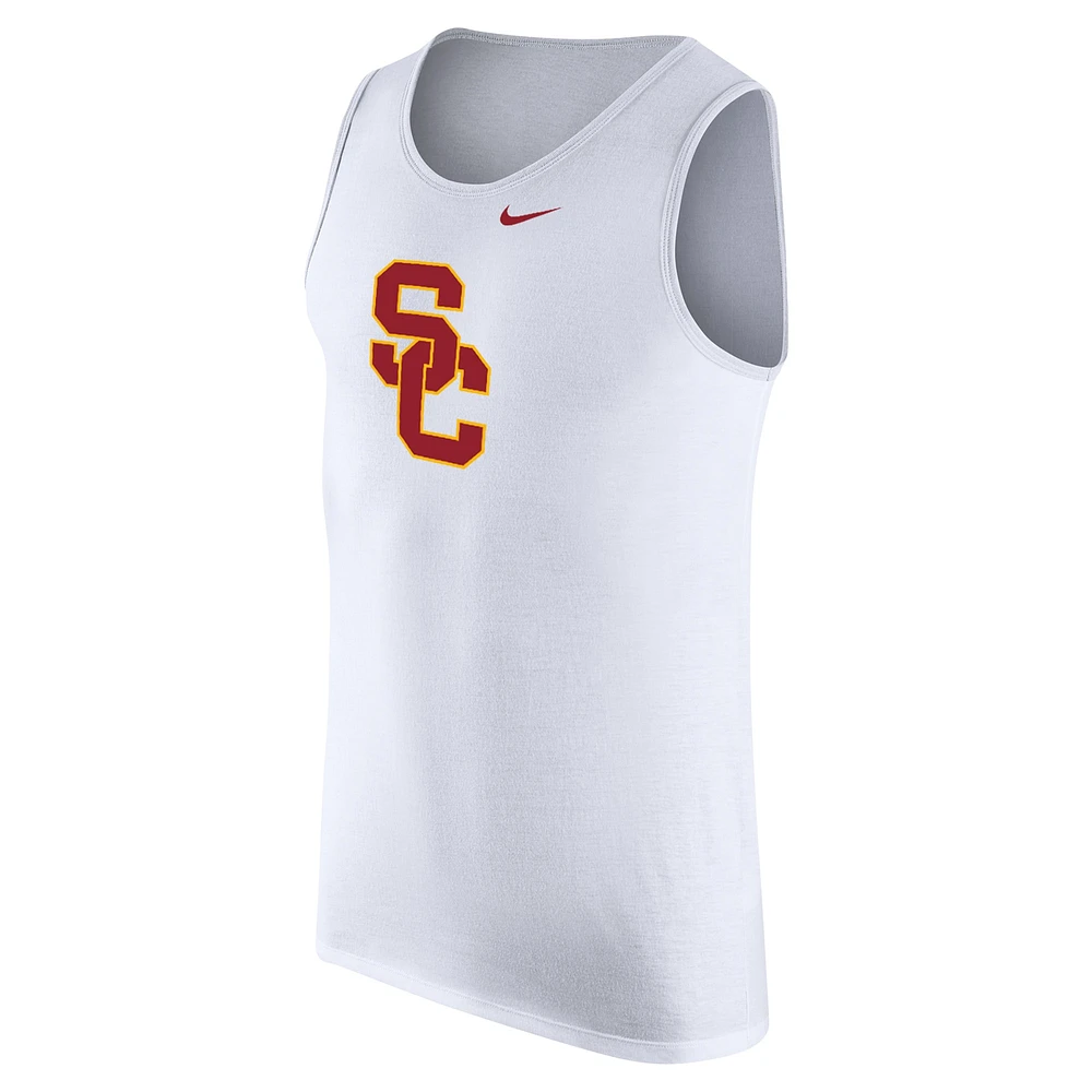 Débardeur Nike USC Trojans blanc pour homme