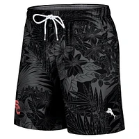 Short de bain Tommy Bahama noir pour homme USC Trojans Naples Santiago Palms