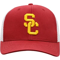 Casquette Trucker Snapback Cardinal/Blanc USC Trojans Top of the World pour hommes