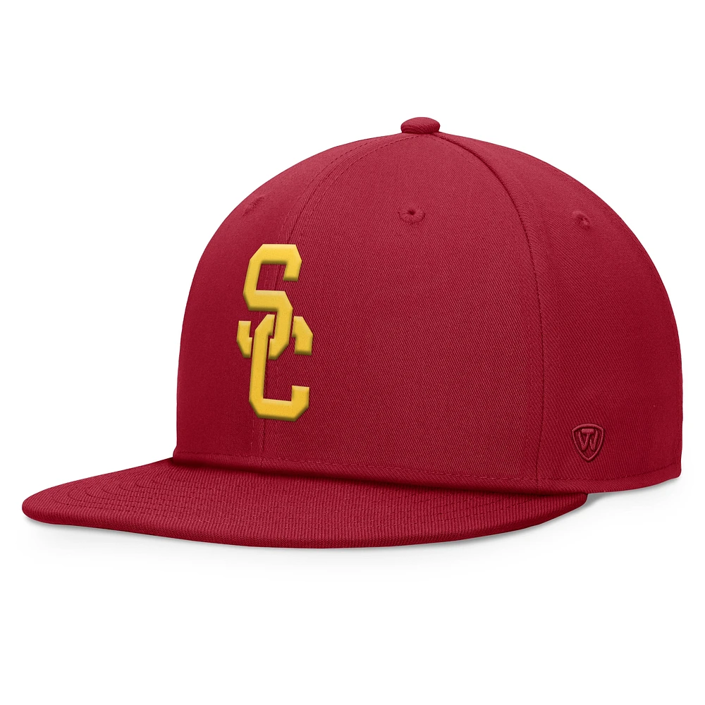 Men's Top of the World Cardinal USC Trojans Fundamental Snapback Hat