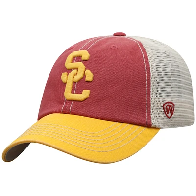 Casquette de camionneur ajustable Top of the World Cardinal USC Trojans Off Road pour homme