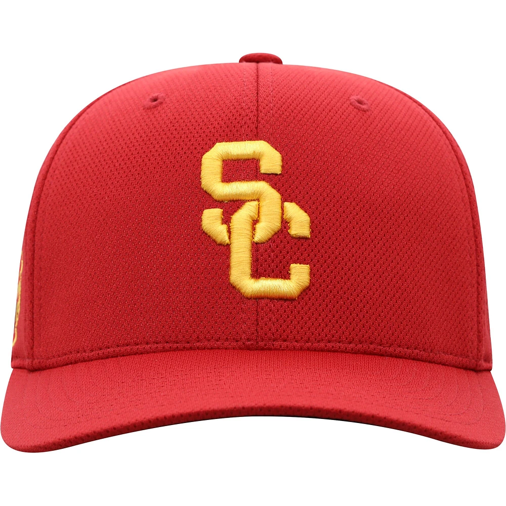 Men's Top of the World Cardinal USC Trojans Reflex Logo Flex Hat