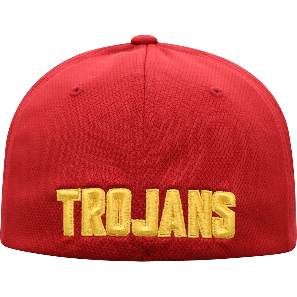 Casquette Flex pour homme Top of the World Cardinal USC Trojans Reflex Logo