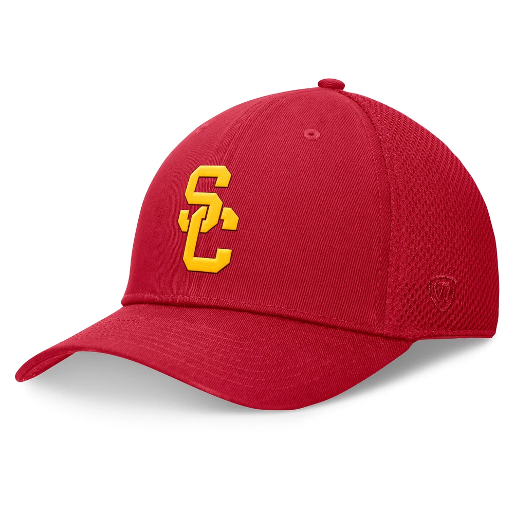 Men's Top of the World Cardinal USC Trojans Spacer Flex Hat