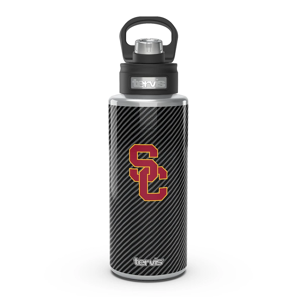 Tervis USC Trojans 32oz. Carbon Fiber Wide Mouth Water Bottle