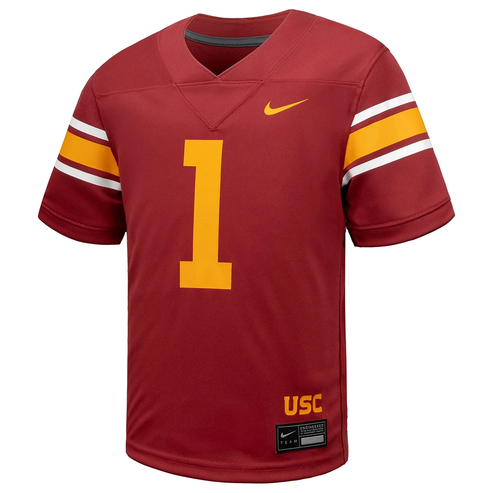 Toddler Nike #1 Cardinal USC Trojans Alternate Untouchable Football Jersey