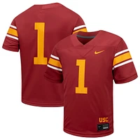 Maillot de football alternatif intouchable pour tout-petits Nike #1 Cardinal USC Trojans