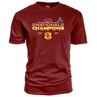 T-shirt unisexe bleu 84 Cardinal USC Trojans, champions nationaux d'athlétisme en salle NCAA 2025