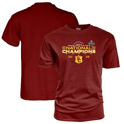 T-shirt unisexe bleu 84 Cardinal USC Trojans, champions nationaux d'athlétisme en salle NCAA 2025
