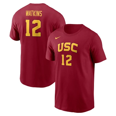 Unisex Nike JuJu Watkins Cardinal USC Trojans Player Name & Number T-Shirt