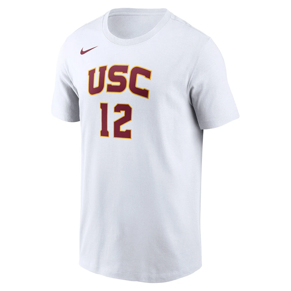 Unisex Nike JuJu Watkins White USC Trojans Player Name & Number T-Shirt