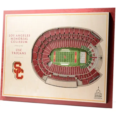 USC Trojans 17'' x 13'' 5-Layer StadiumViews 3D Wall Art