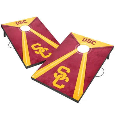 USC Trojans 2' x 3' LED Cornhole Board Set