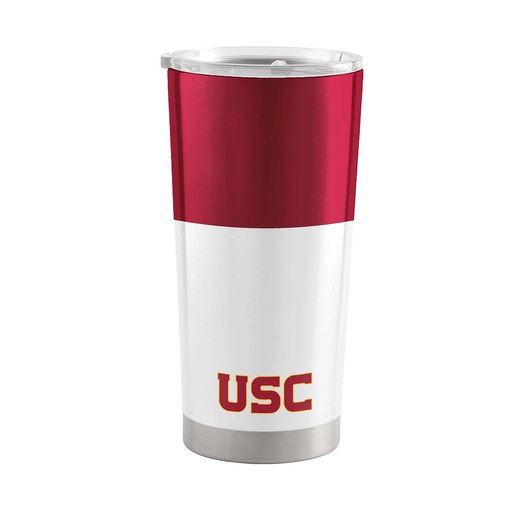 USC Trojans 20oz. Colorblock Stainless Steel Tumbler