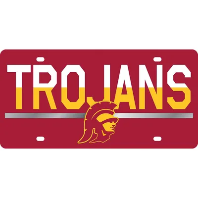 USC Trojans DuoTone Color Acrylic License Plate