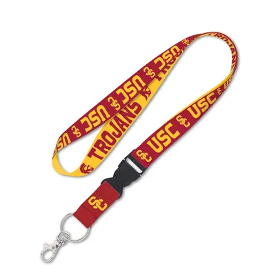 USC Trojans WinCraft Reversible Lanyard with Detachable Buckle - Cardinal