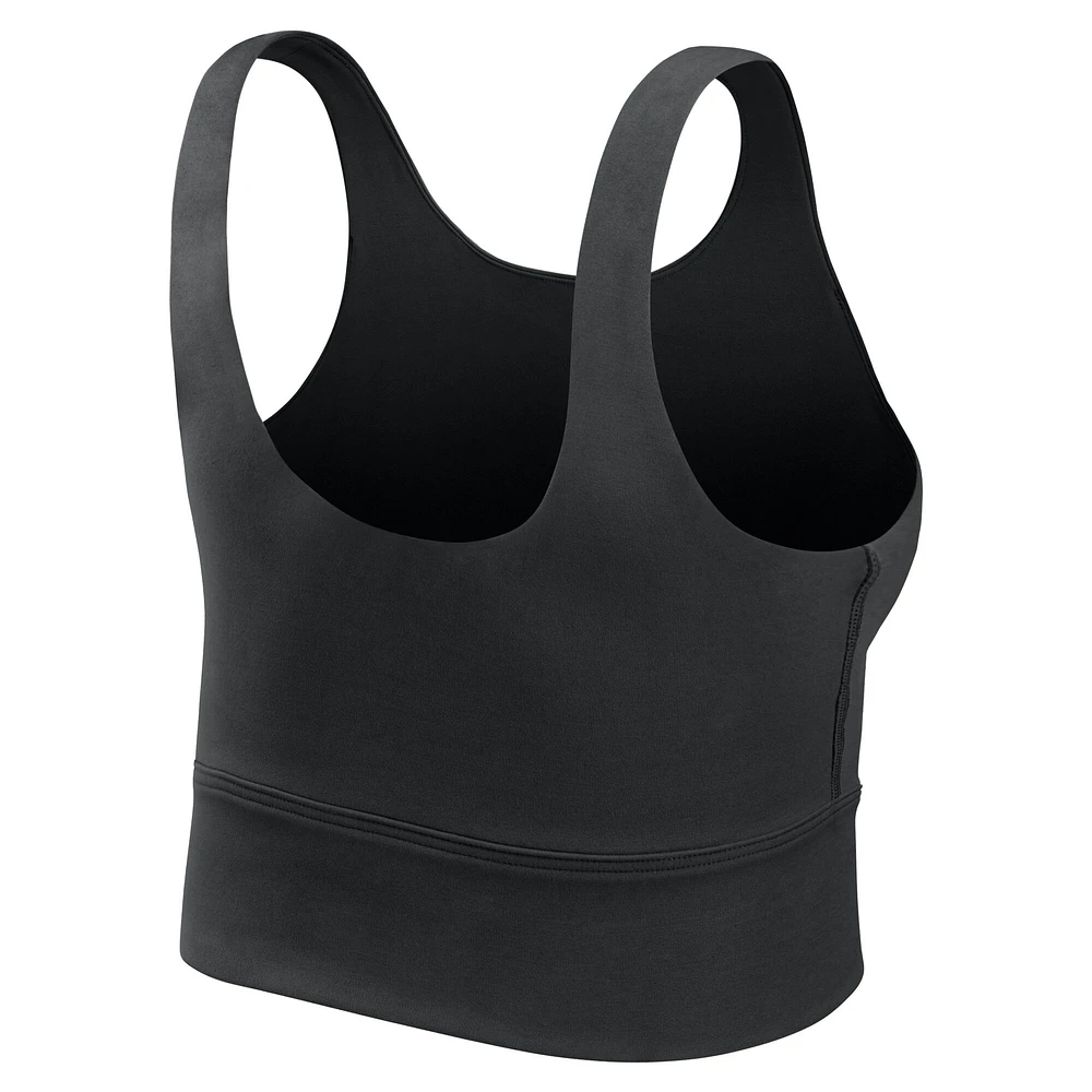 Women's Nike  Black USC Trojans Performance Longline Sports Bra