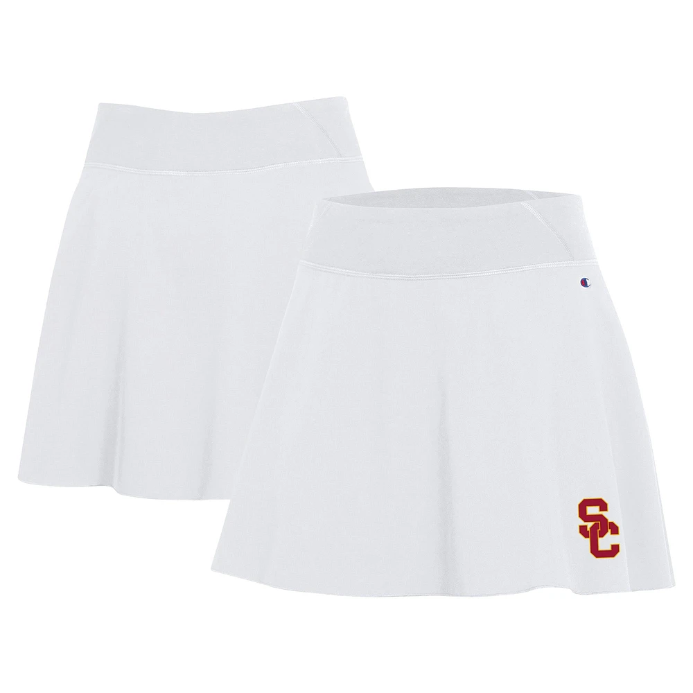 Jupe-short blanche Champion USC Trojans Fan pour femmes