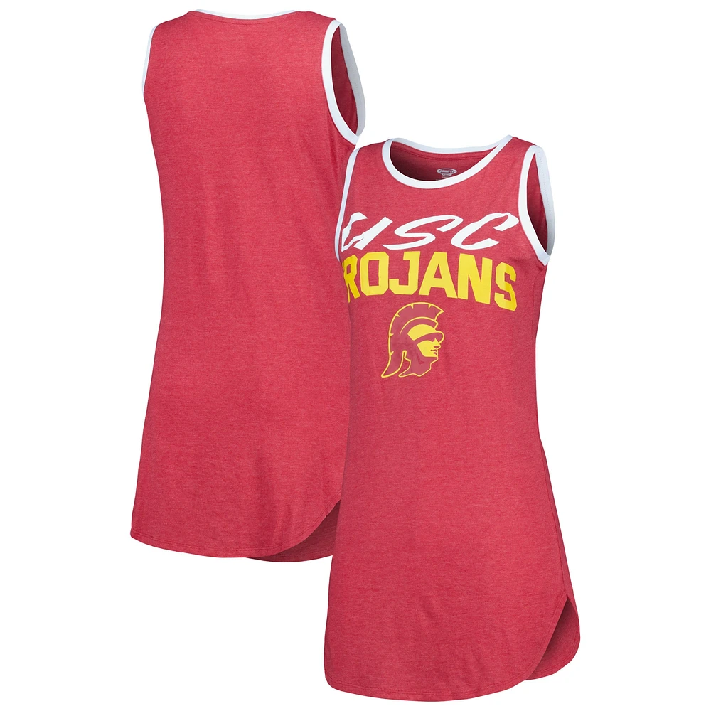 Women's Concepts Sport Cardinal USC Trojans Tank Nightshirt