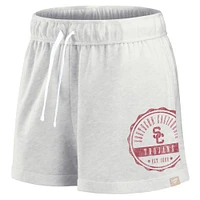 Women's Fanatics Oatmeal USC Trojans Win Badge Shorts