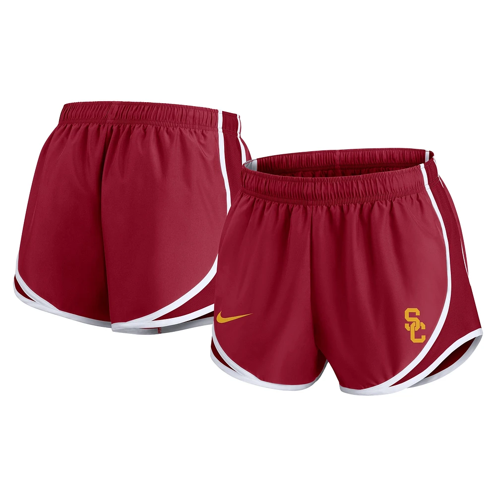 Short Nike Cardinal USC Trojans Primetime Tempo Performance pour femme