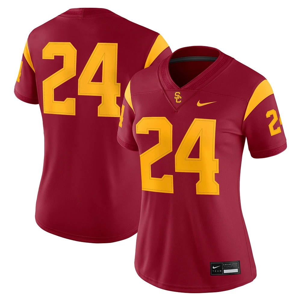 Maillot de match Nike #24 Cardinal USC Trojans pour femme