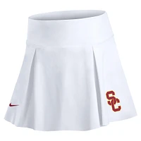 Women's Nike White USC Trojans Club Performance Tennis Skirt with Shorts