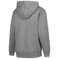 Sweat à capuche en polaire gris chiné pour jeunes USC Trojans