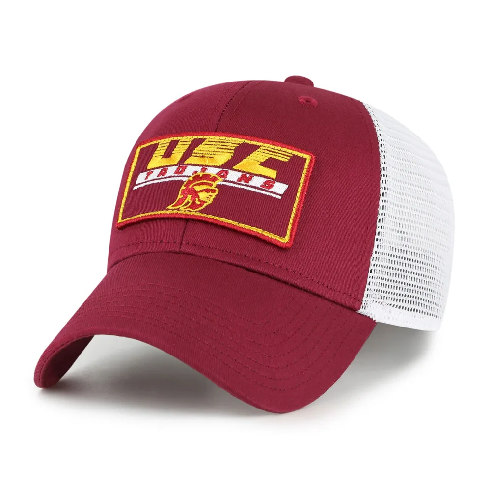 Casquette réglable USC Trojans Levee Trucker '47 cardinal/blanc pour jeune