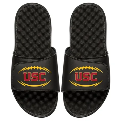 USC Trojans ISlide Youth Football Logo Slide Sandals - Black