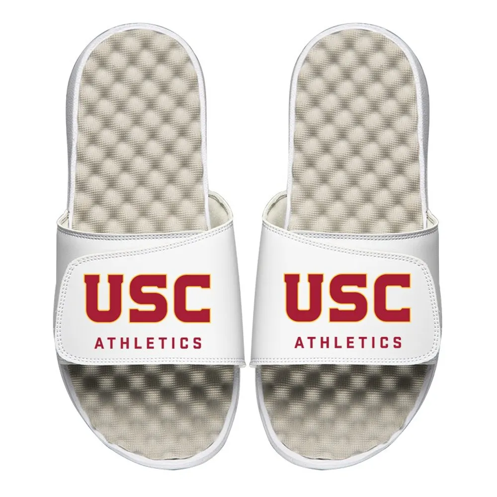 USC Trojans ISlide Youth Athletics Slide Sandals - White