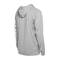 Men's 5th & Ocean by New Era  Gray USMNT Adventure Raglan Long Sleeve Hooded T-Shirt