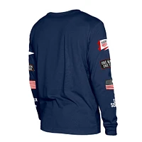 Men's 5th & Ocean by New Era  Navy USMNT Gameday Long Sleeve T-Shirt