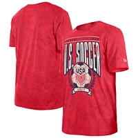 T-shirt rouge rétro USMNT 5th & Ocean by New Era pour homme