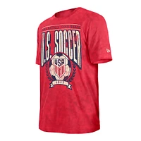 T-shirt rouge rétro USMNT 5th & Ocean by New Era pour homme