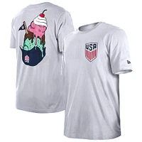 Men's 5th & Ocean by New Era  White USMNT Gameday T-Shirt