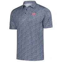 Polo USMNT Field Ditsy bleu marine Antigua pour homme