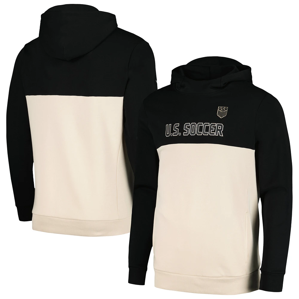 Pull à capuche noir Levelwear USMNT Bracket pour hommes