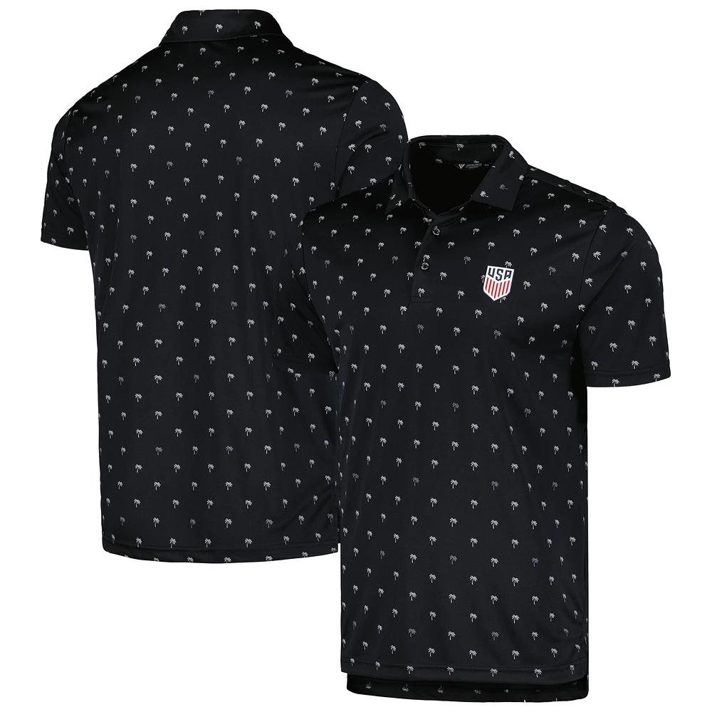 Men's Levelwear  Black USMNT Groove Performance Polo