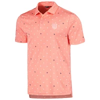 Polo Performance USMNT Groove Corail Levelwear pour hommes