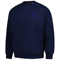 Men's Levelwear Navy USMNT Luxe Signature Lineage Tri-Blend Pullover Sweatshirt